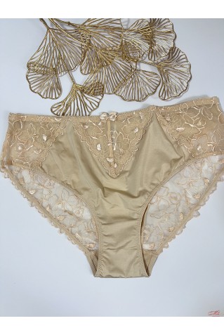 Трусики сліпи із мікрофібри та мережива Lanny Mode 51150